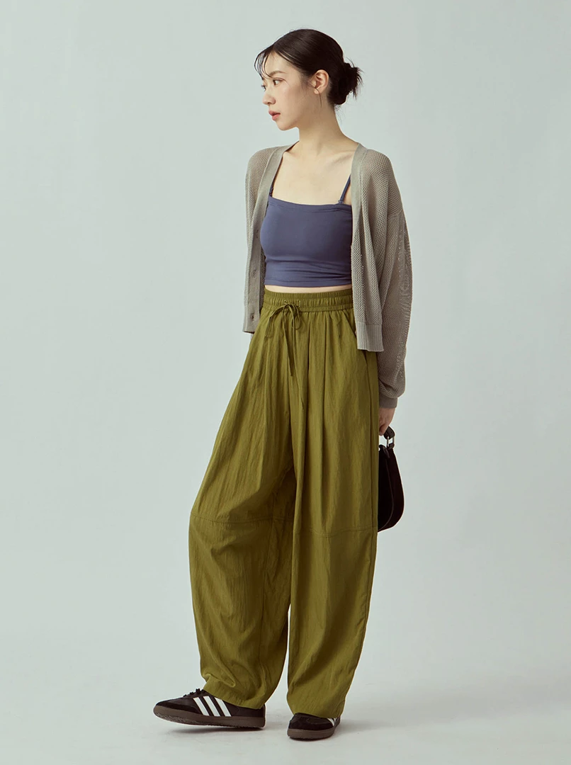 V領縷空針織罩衫