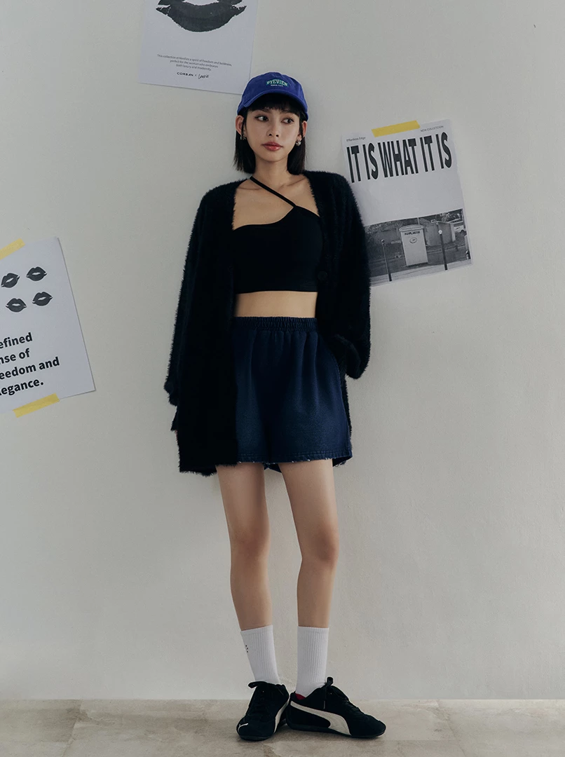 黑土聯名水貂毛外套