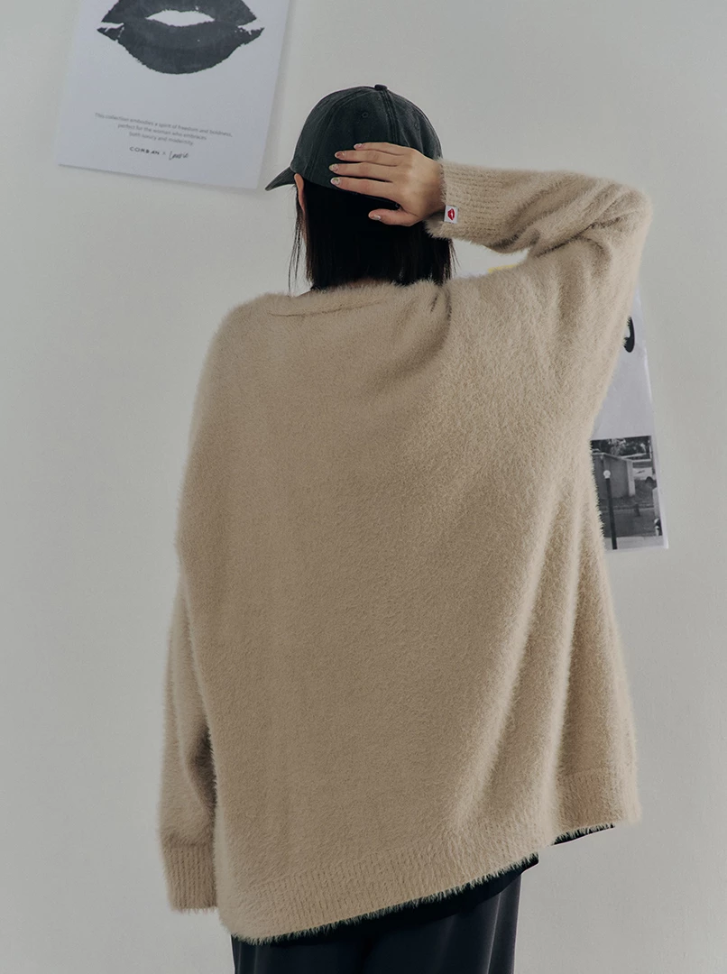 黑土聯名水貂毛外套