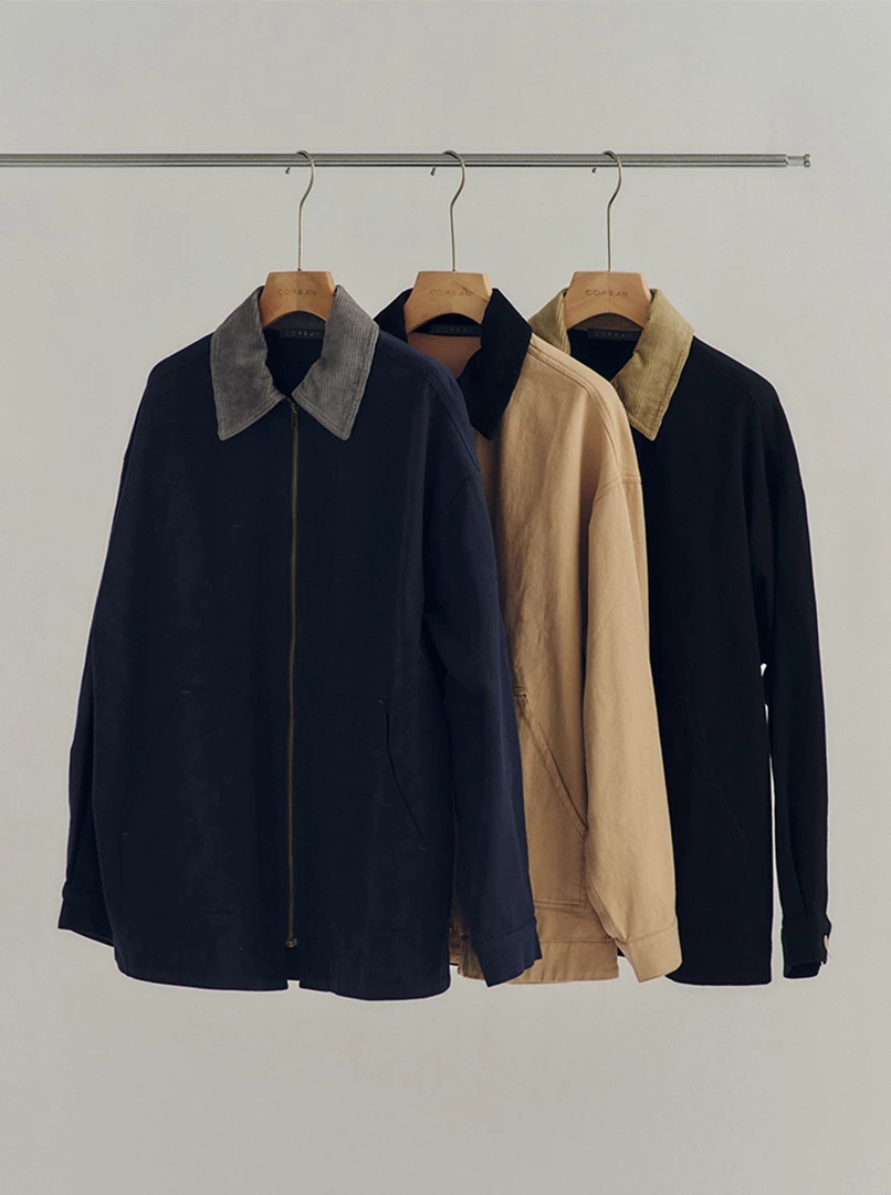 復古撞色休閒外套