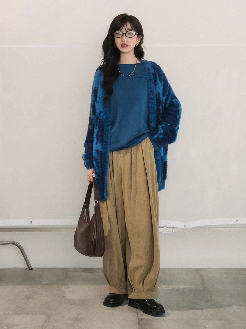 混色水貂毛外套