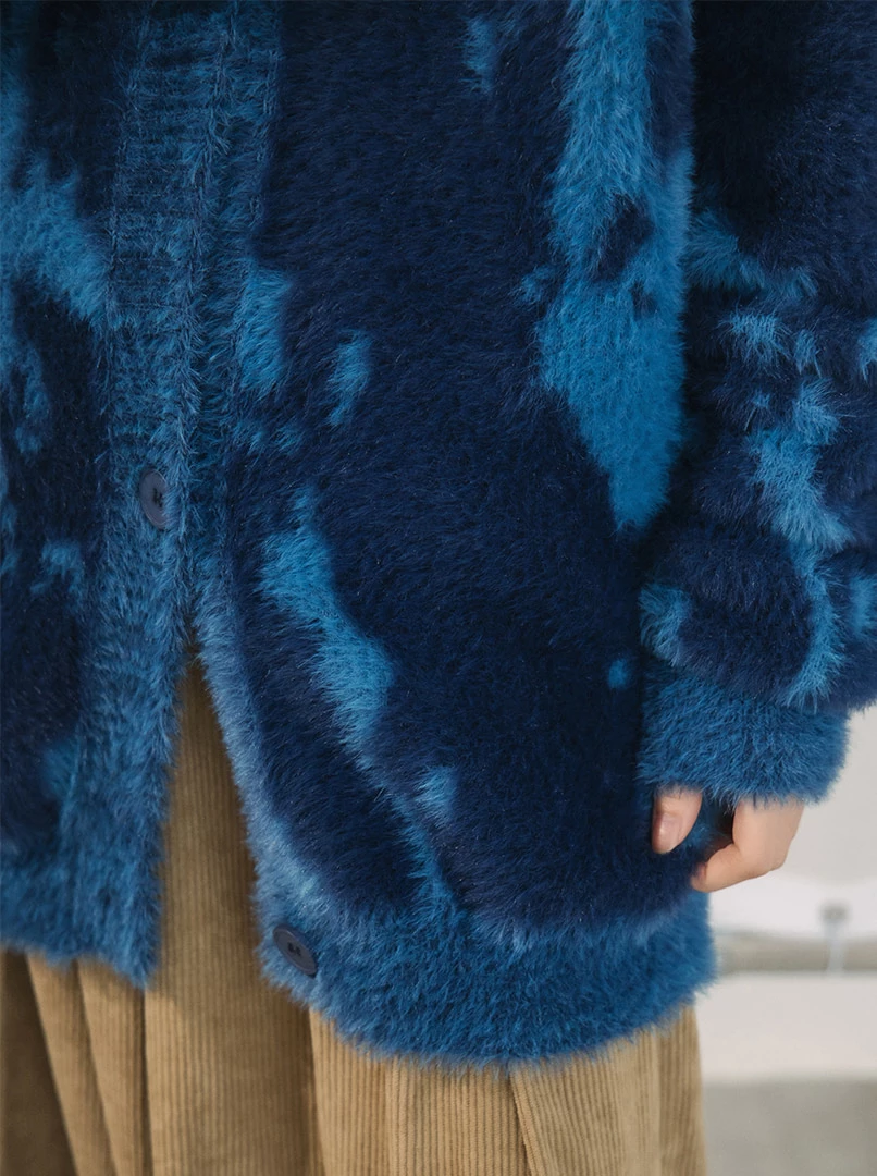 混色水貂毛外套