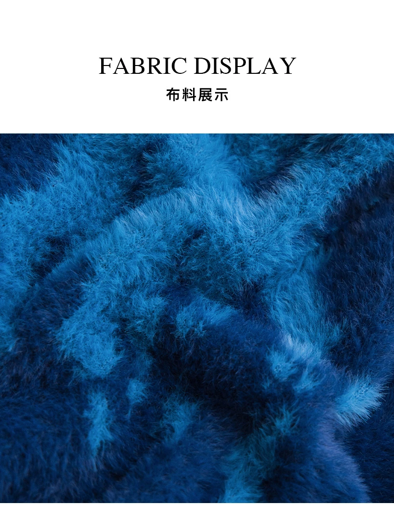 混色水貂毛外套