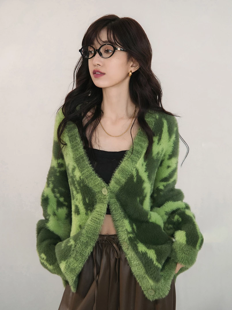 混色水貂毛外套