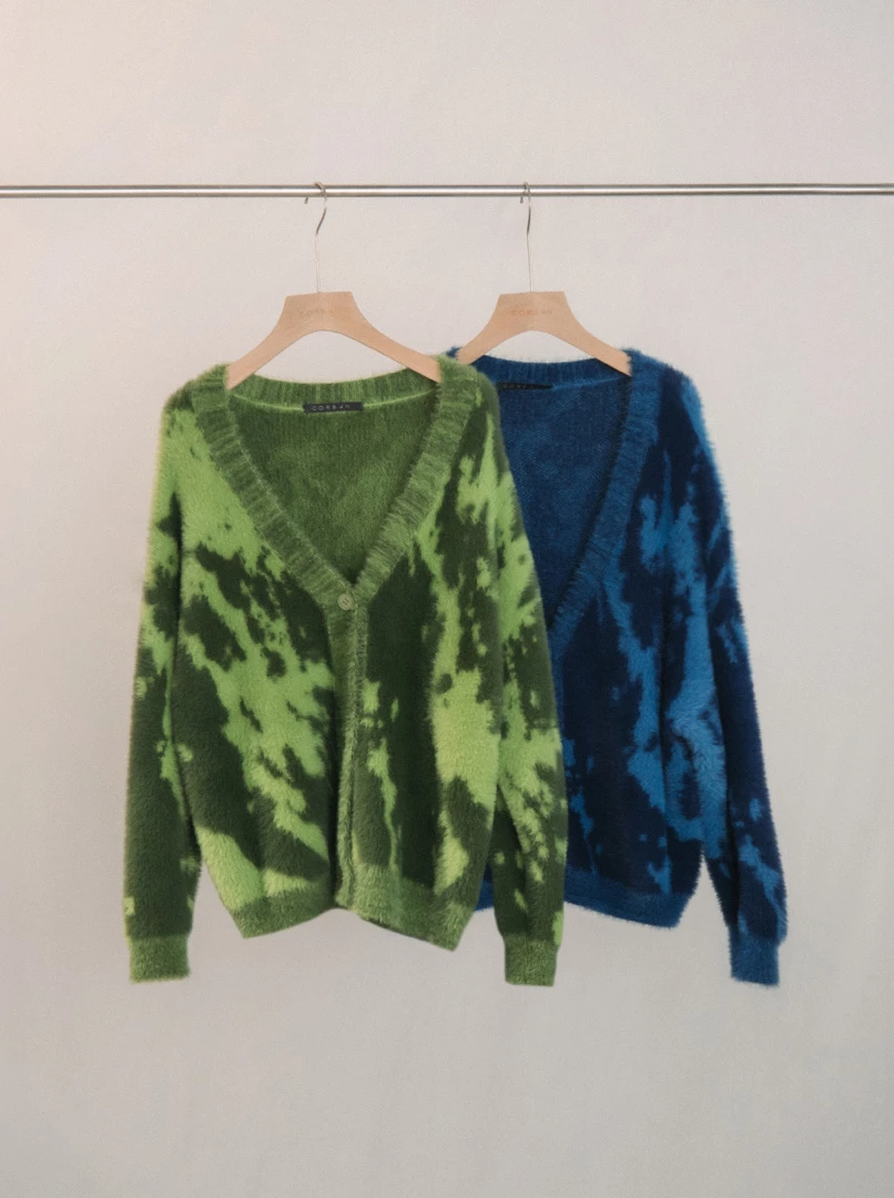 混色水貂毛外套