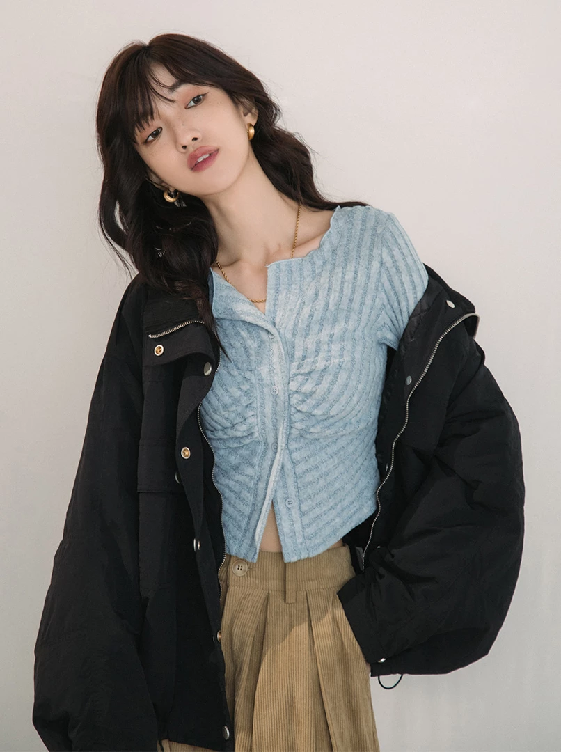 立領工裝夾克外套