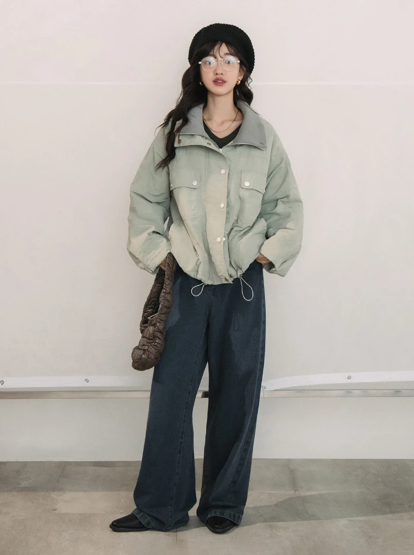 立領工裝夾克外套