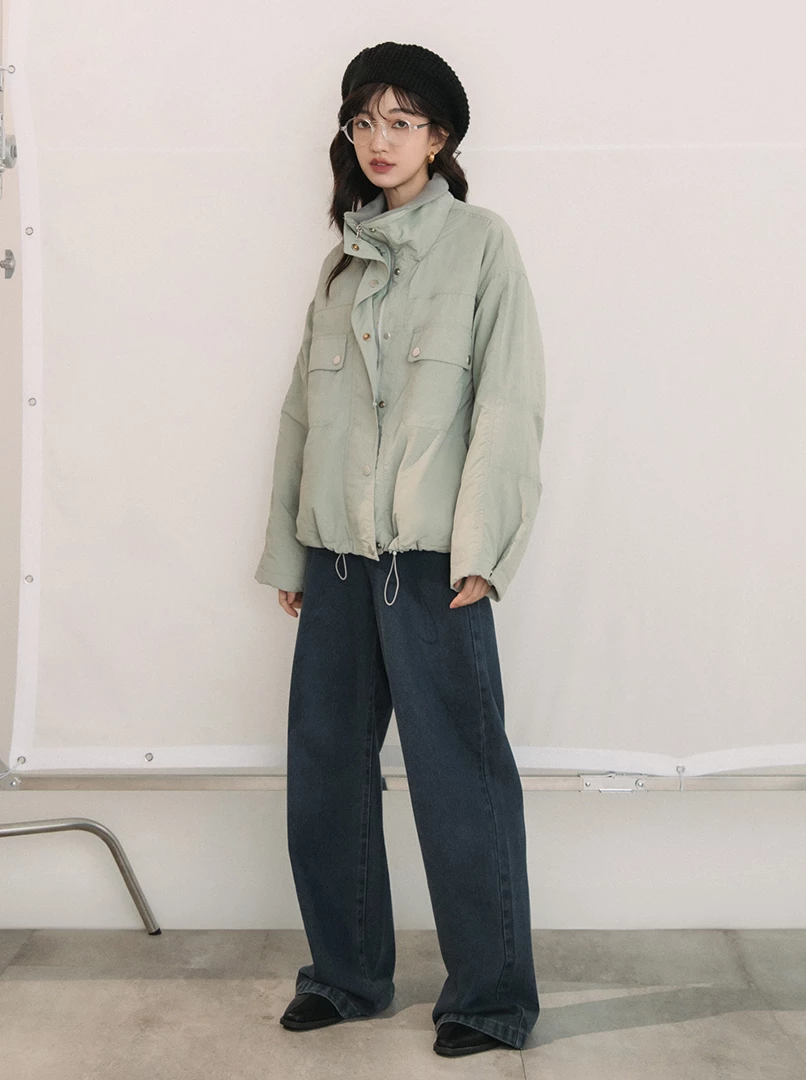 立領工裝夾克外套