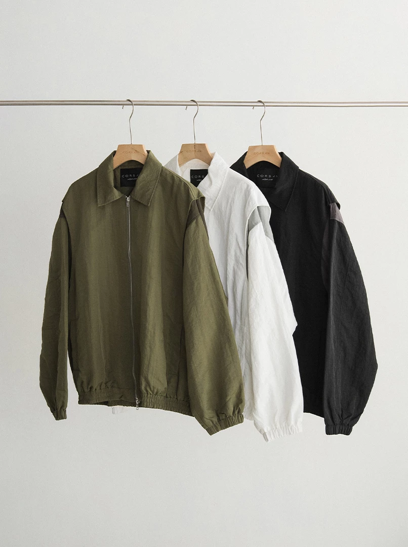 剪接雙頭拉鍊帥性外套