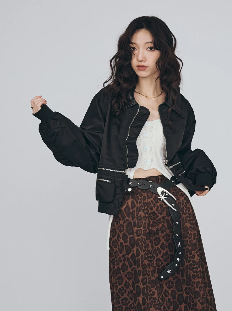 可拆式飛行短外套