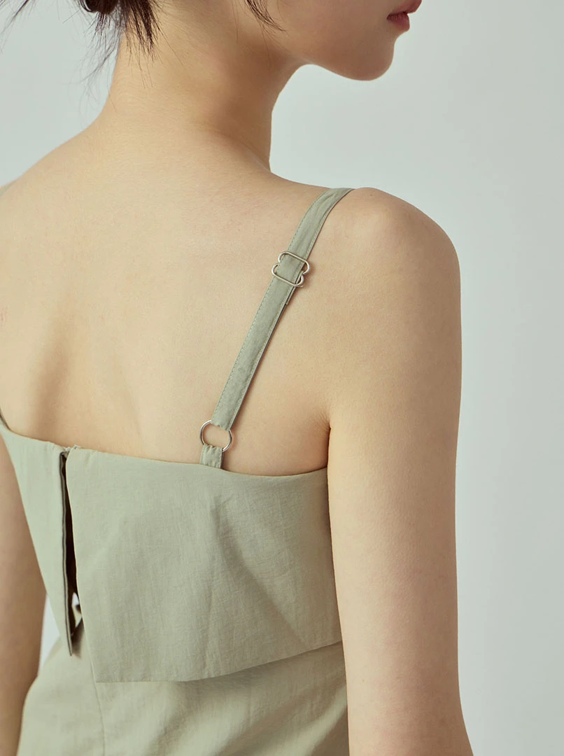 設計感雙口袋長洋