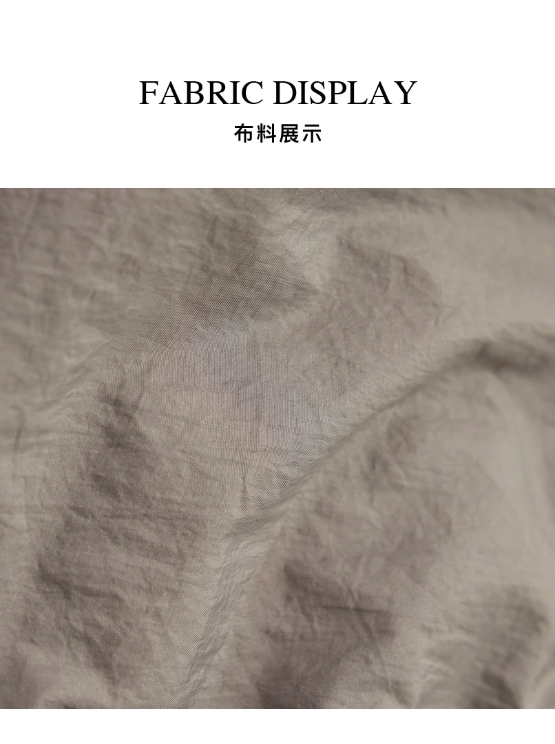 露背抽繩口袋長洋