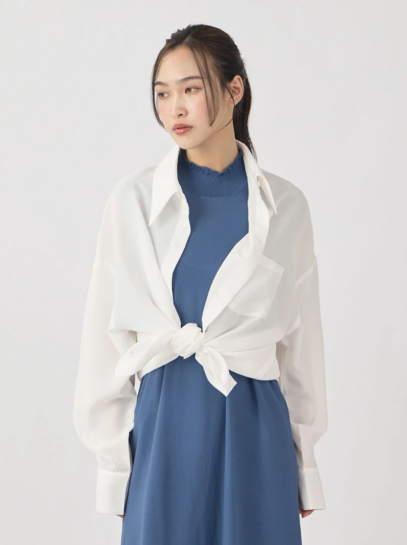 2WAY毛鬚感針織長洋