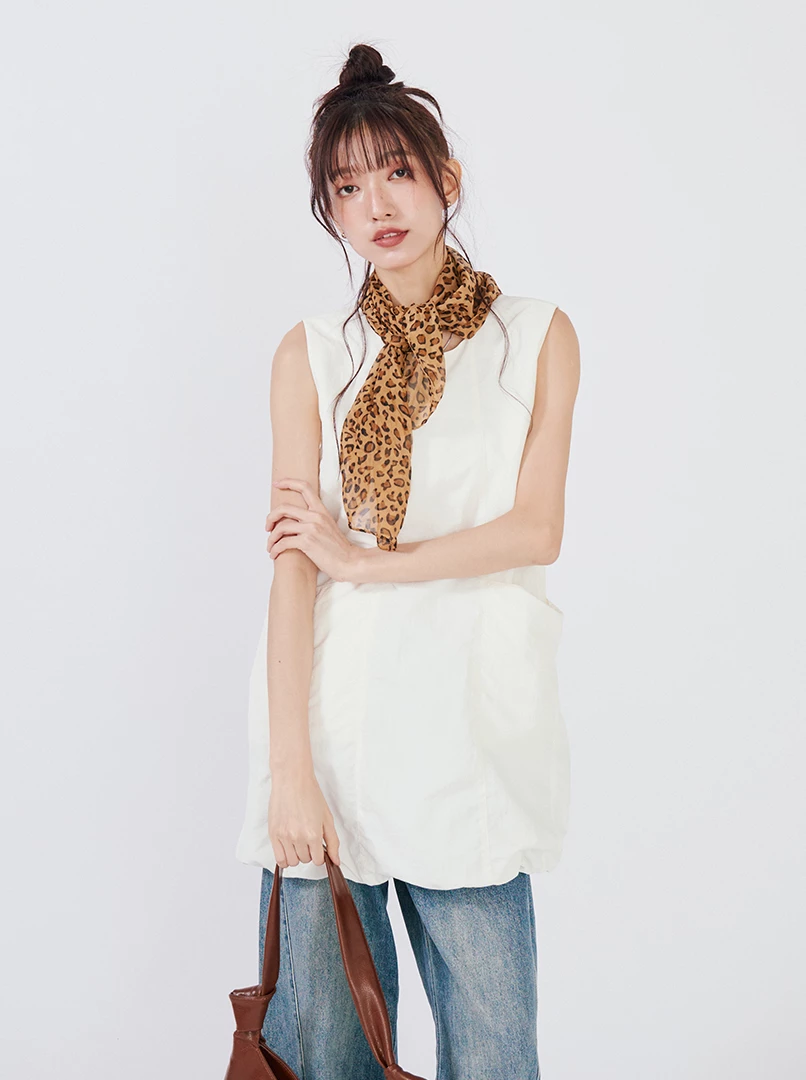 工裝無袖背心裙