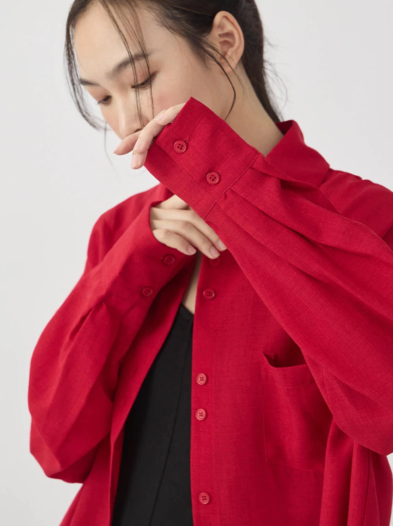 雙釦造型襯衫