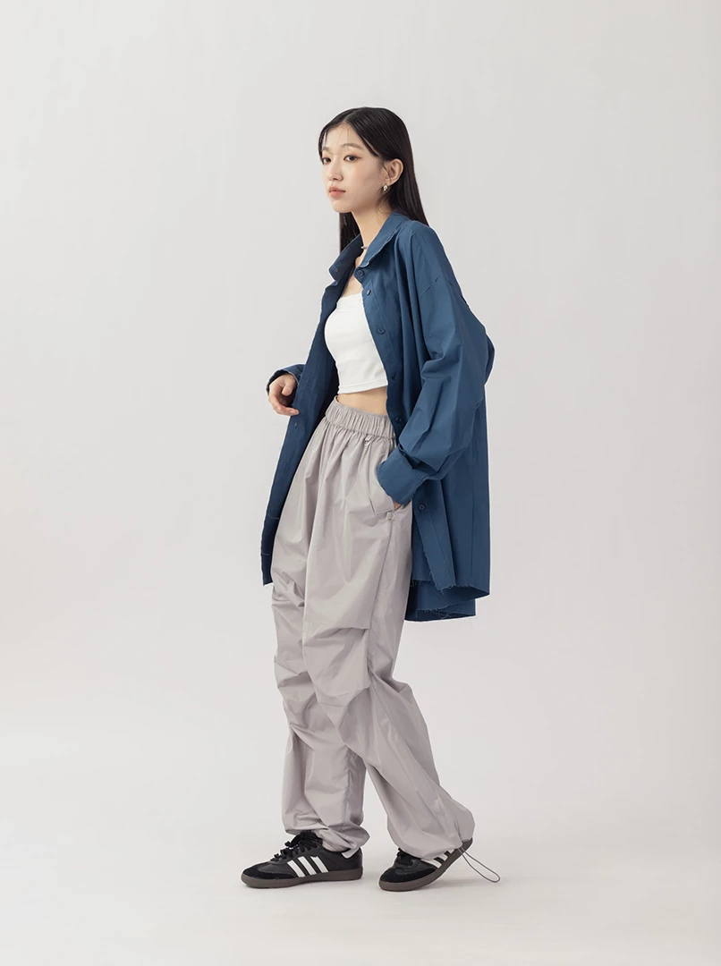 鬚邊感造型襯衫'