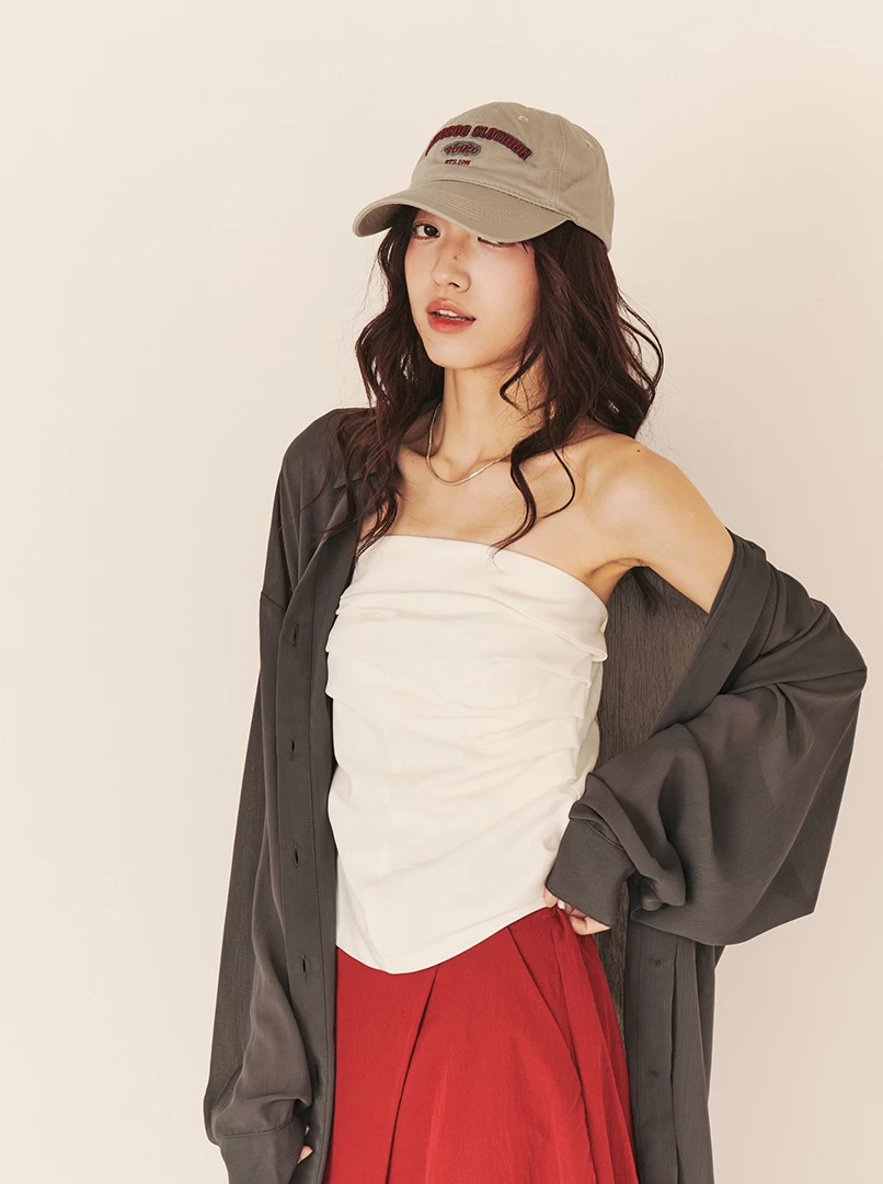 極簡透膚百搭襯衫