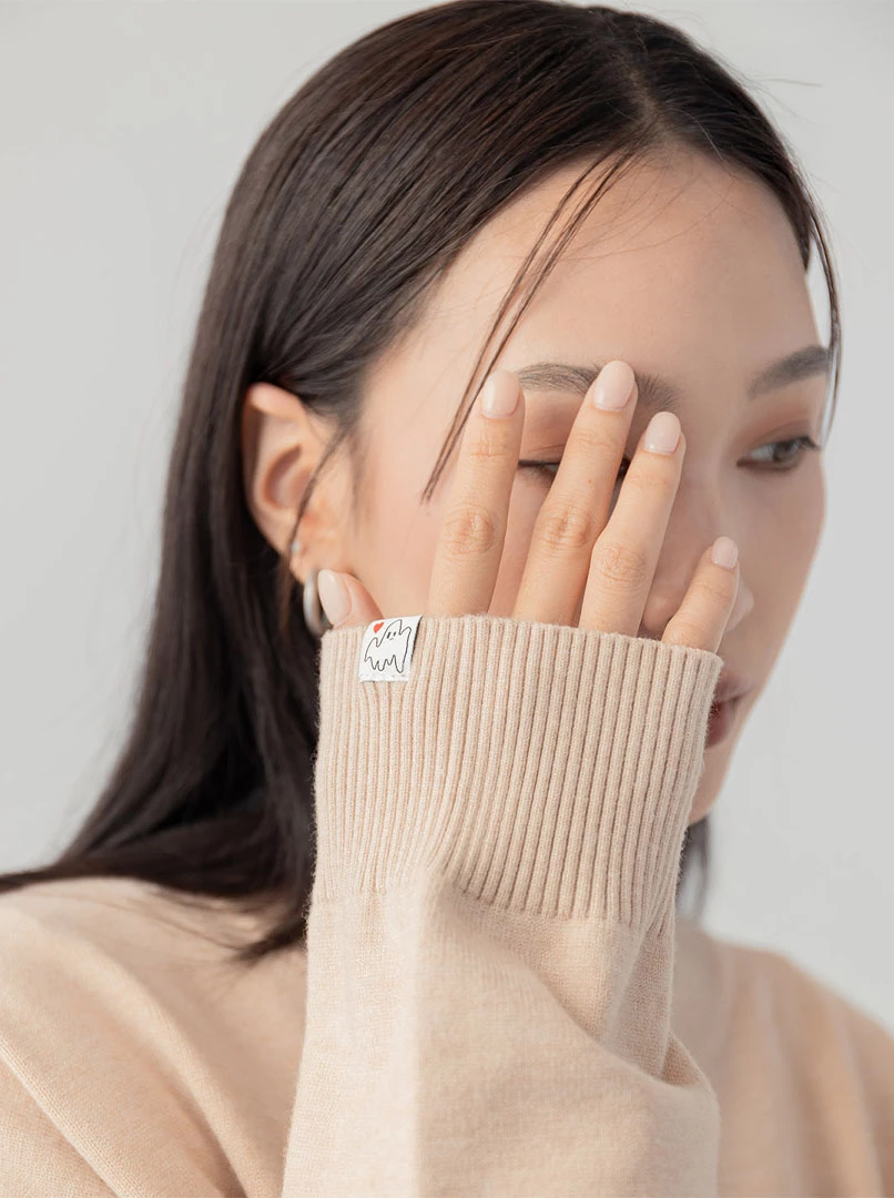 調皮鬼愛心毛衣