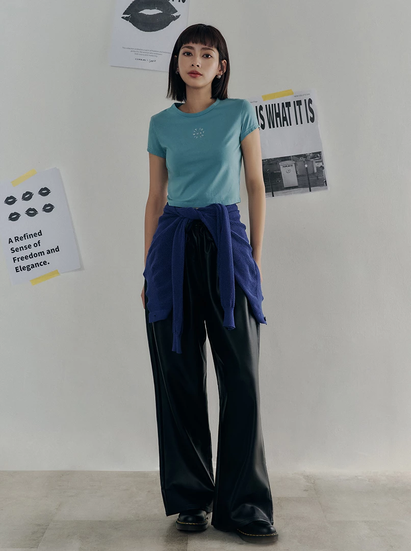 黑土聯名洗舊短上衣