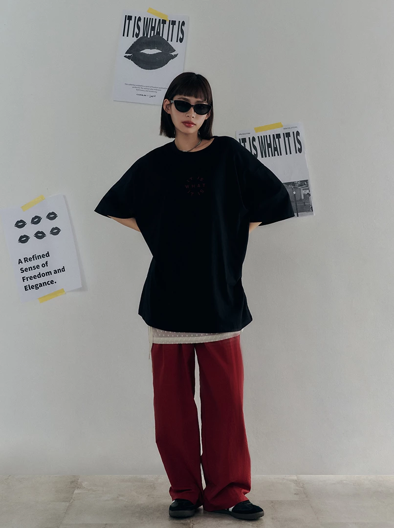 黑土聯名刺繡OV T-SHIRT