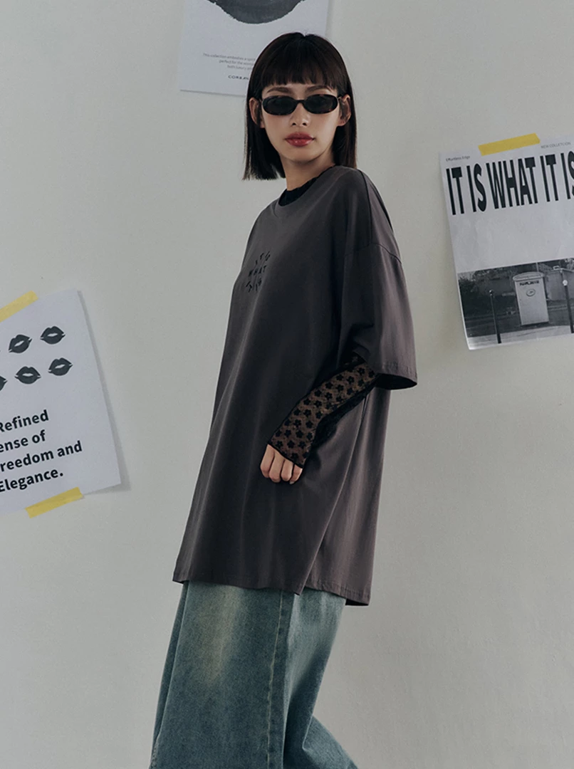 黑土聯名刺繡OV T-SHIRT