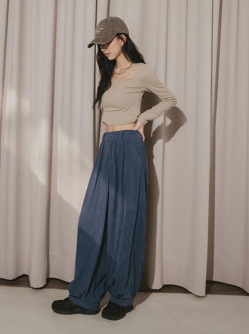 方領親膚修身上衣