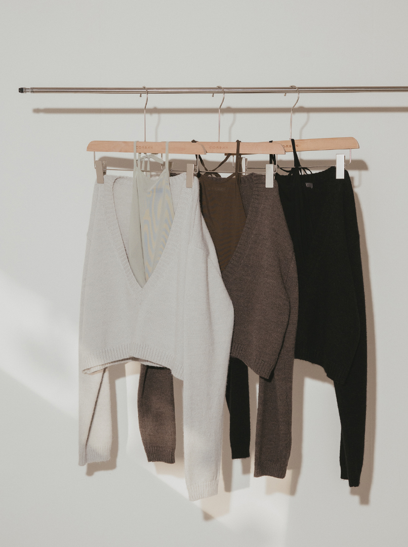 寬鬆短版兩件套上衣