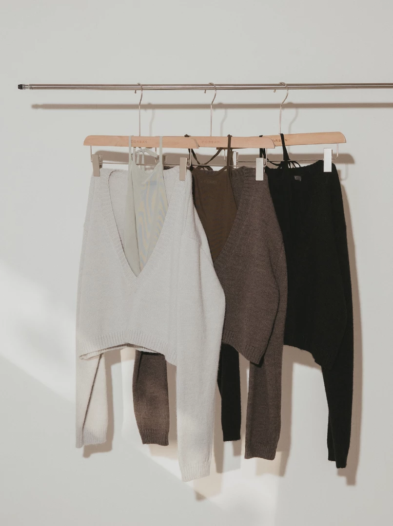 寬鬆短版兩件套上衣