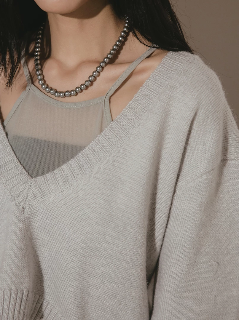 寬鬆短版兩件套上衣