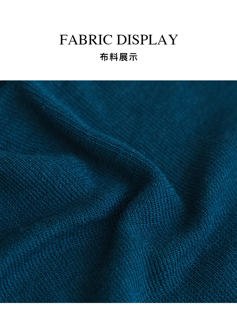 中線薄針織上衣