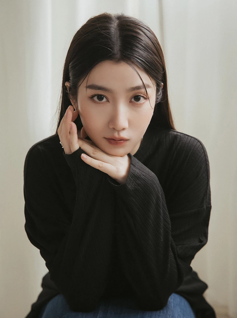 疊搭紋理長版衫