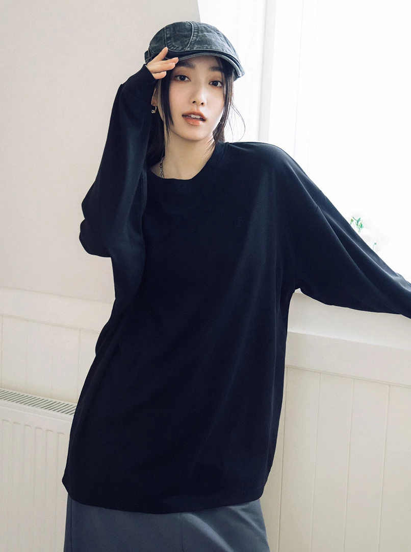 慵懶自在舒適感長袖衫