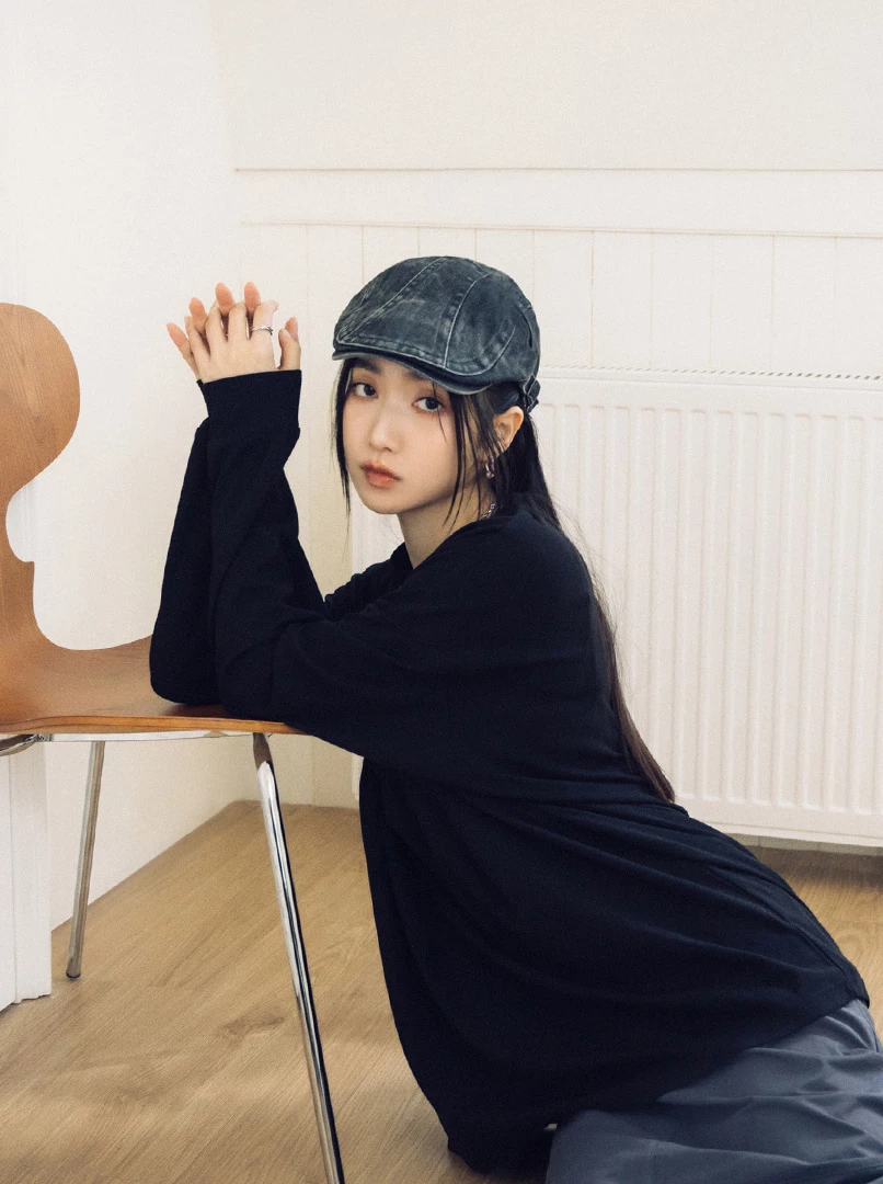 慵懶自在舒適感長袖衫