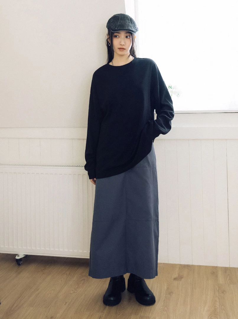 慵懶自在舒適感長袖衫