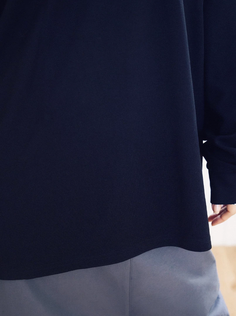 慵懶自在舒適感長袖衫