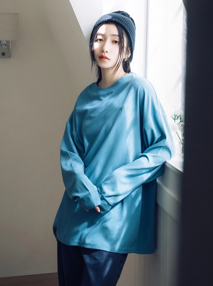 慵懶自在舒適感長袖衫