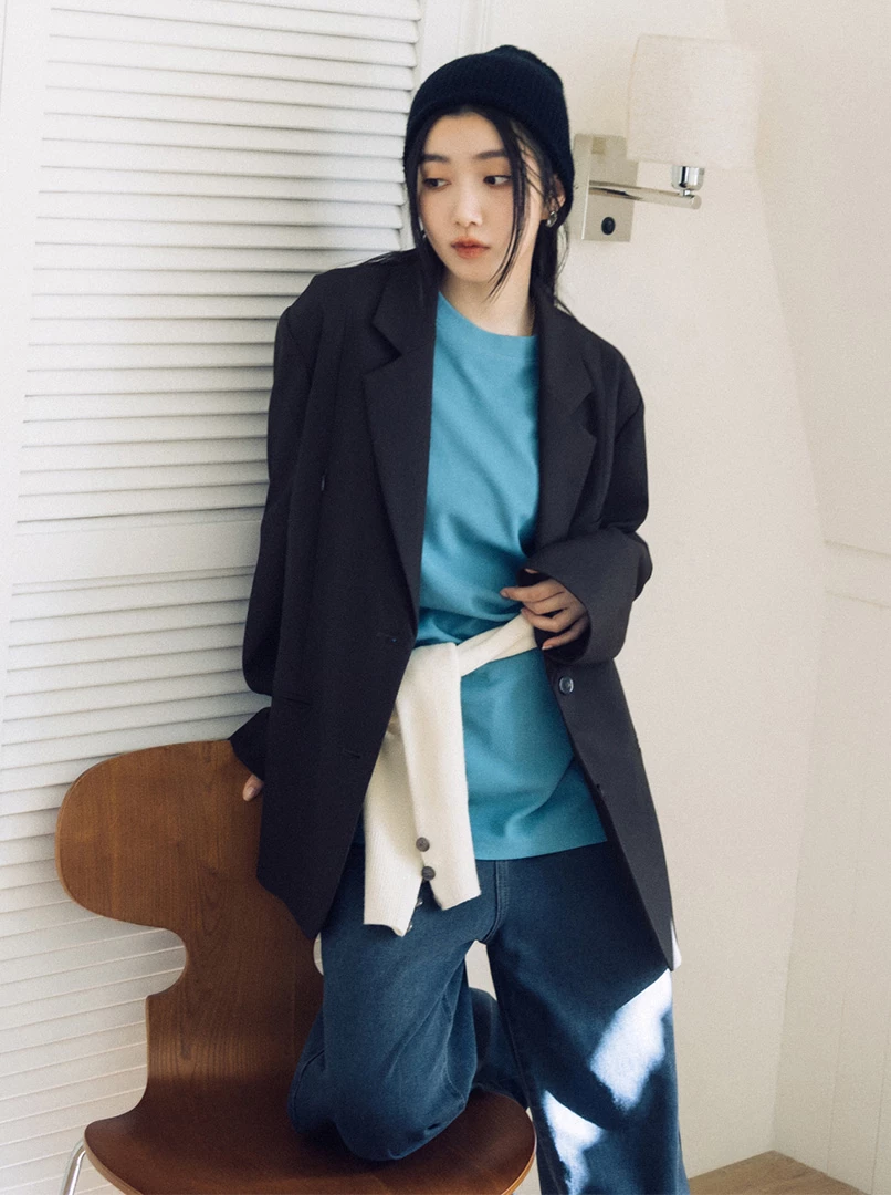 慵懶自在舒適感長袖衫