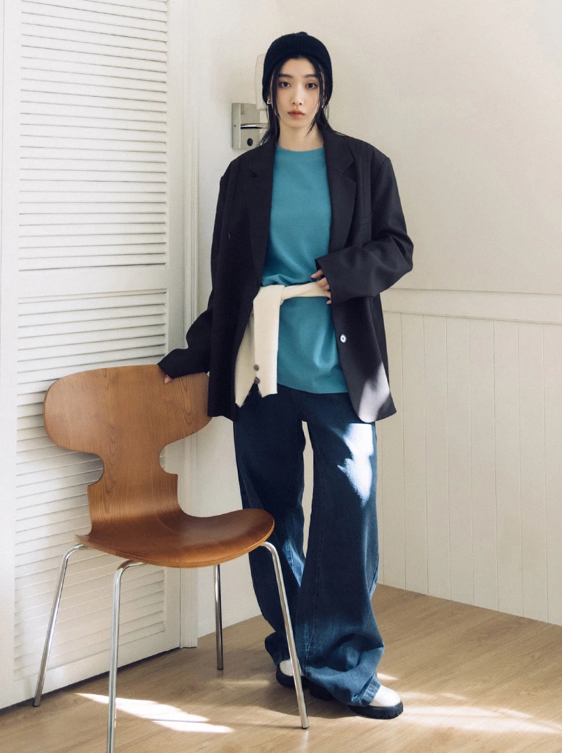 慵懶自在舒適感長袖衫