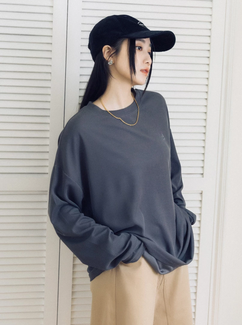 慵懶自在舒適感長袖衫