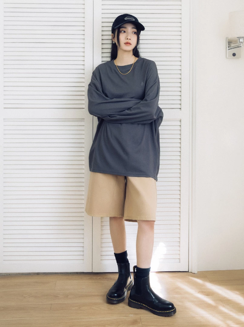 慵懶自在舒適感長袖衫