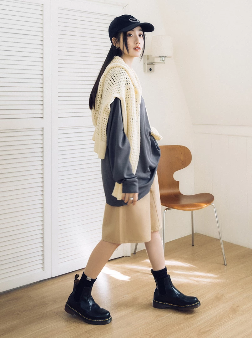 慵懶自在舒適感長袖衫