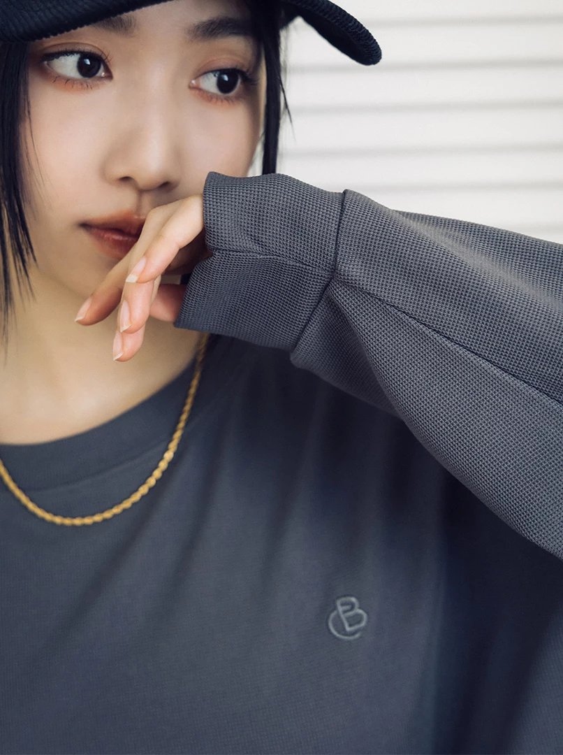 慵懶自在舒適感長袖衫