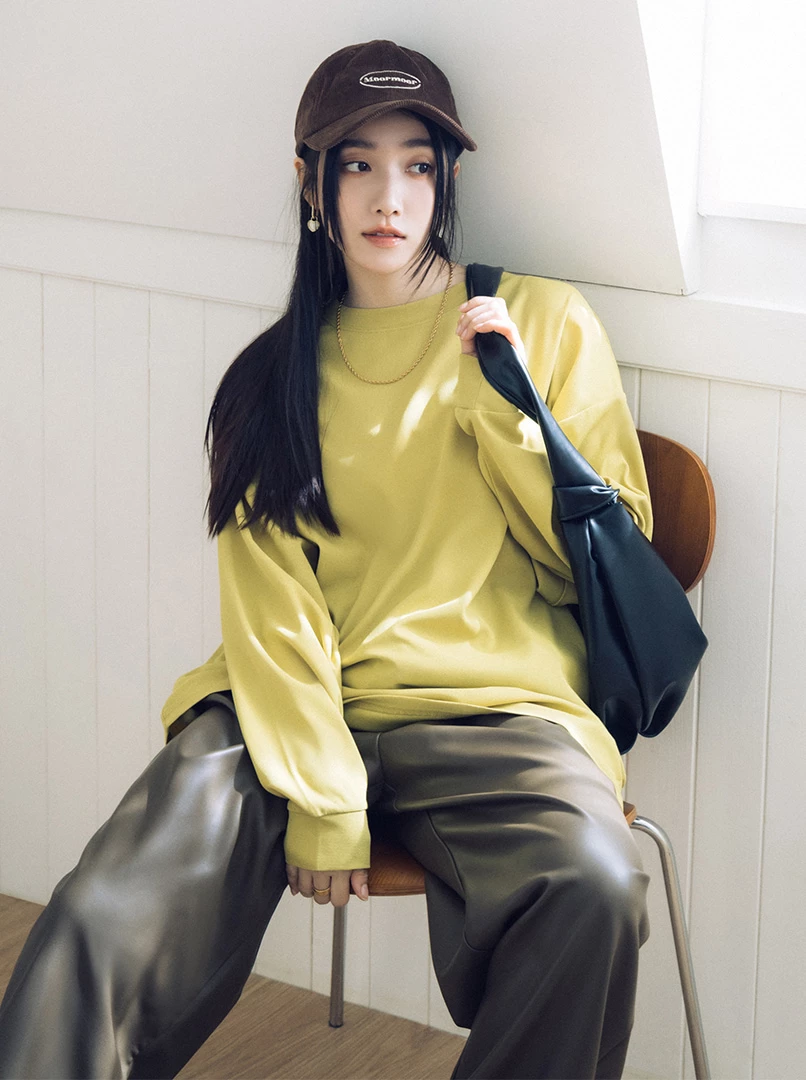 慵懶自在舒適感長袖衫