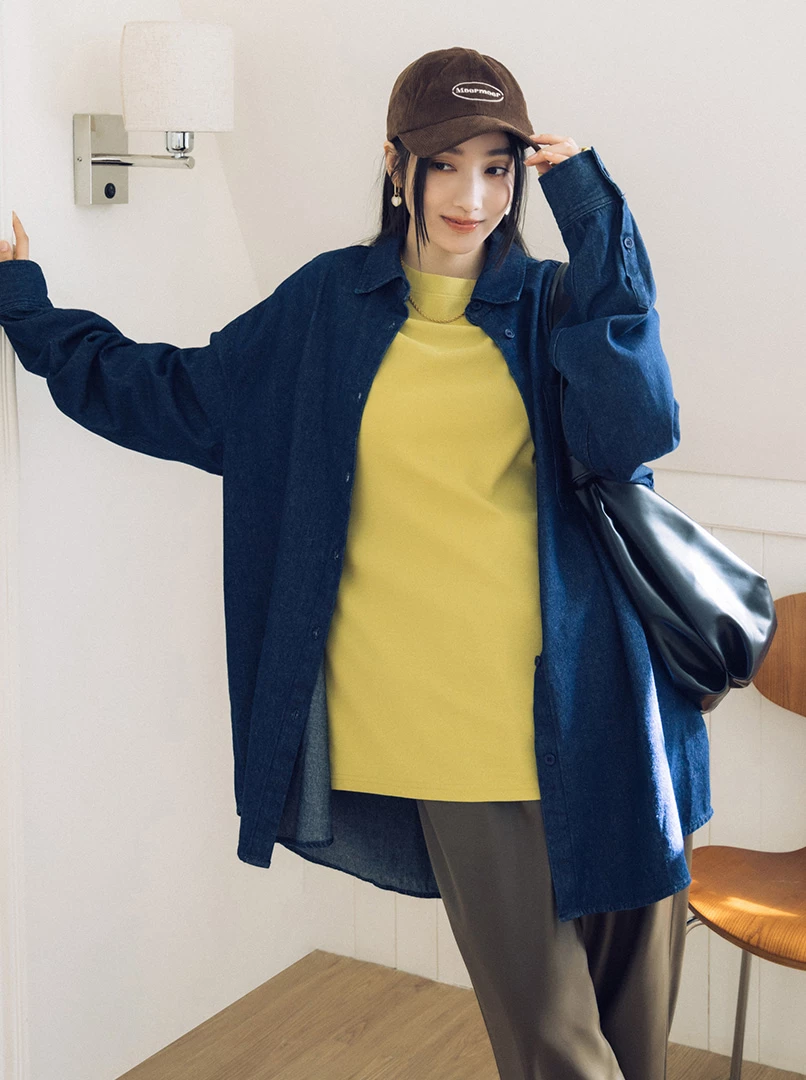 慵懶自在舒適感長袖衫