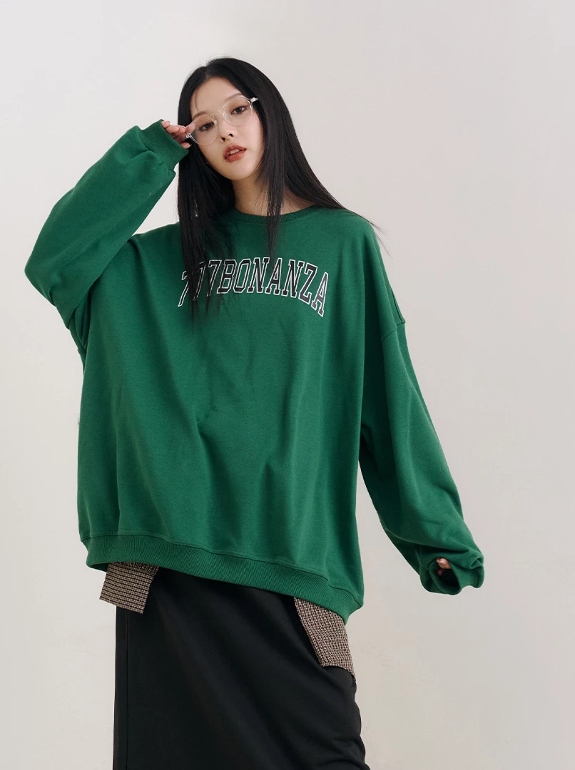 天使數字字樣大學T