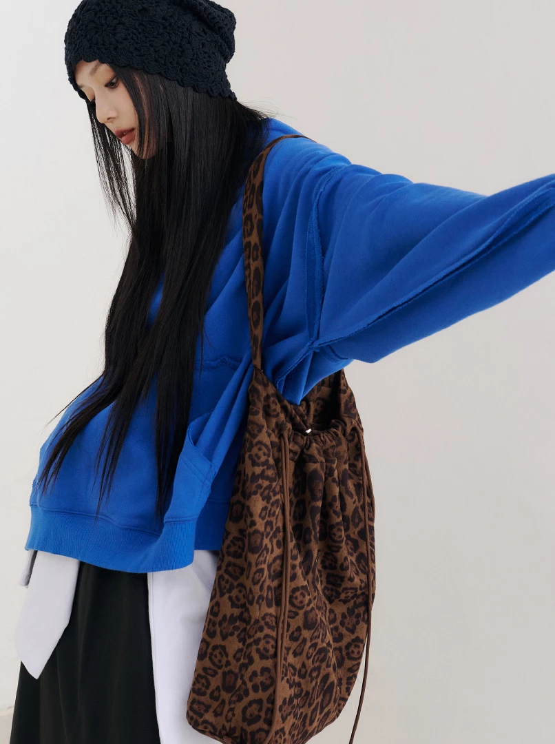 純色連帽隨性大學T