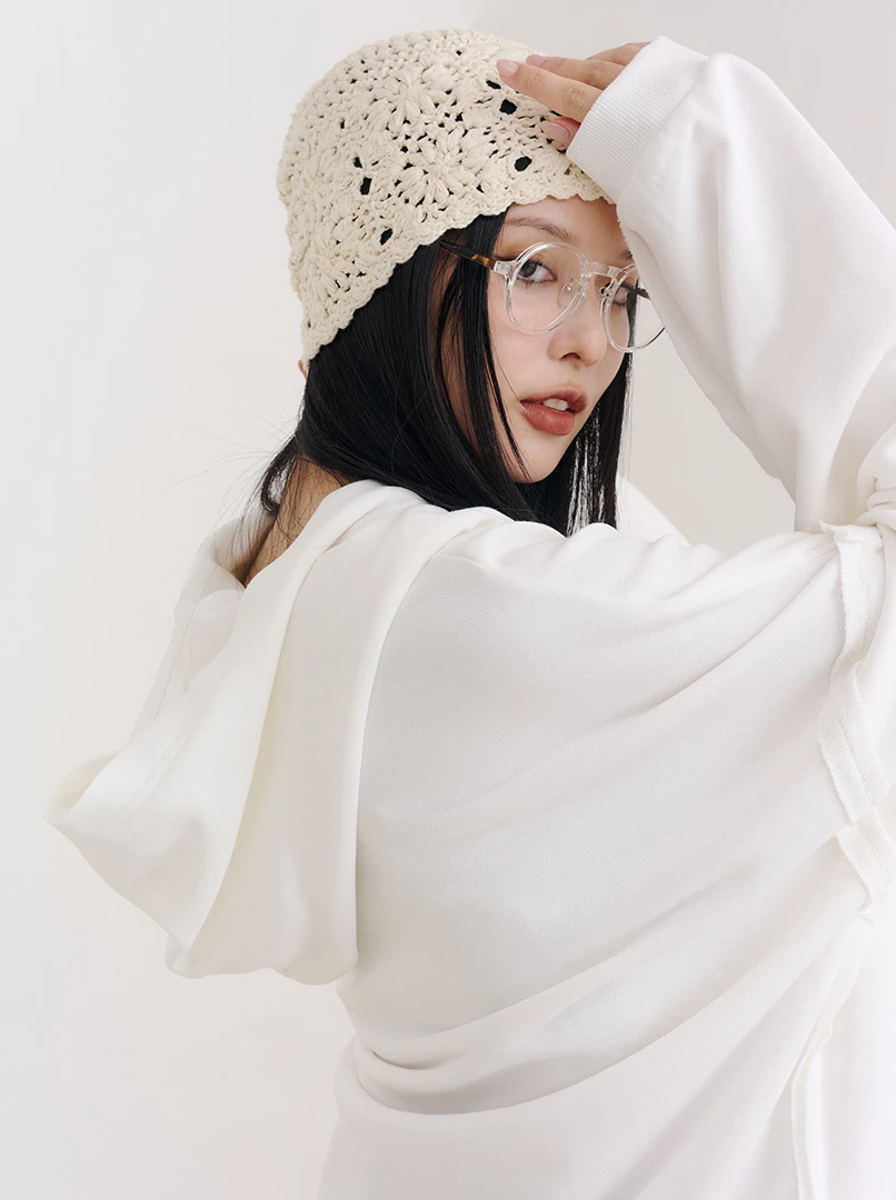 純色連帽隨性大學T