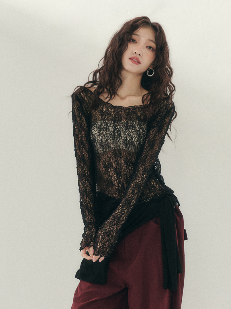 2.0hen美蕾絲上衣