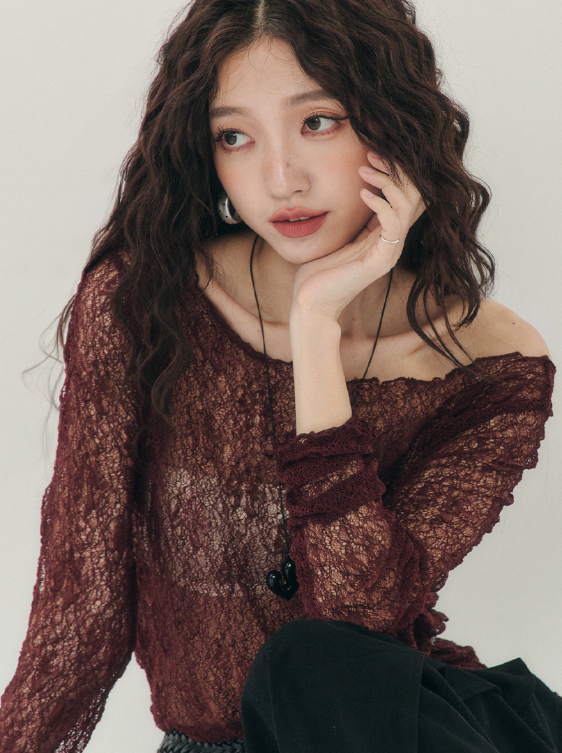 2.0hen美蕾絲上衣