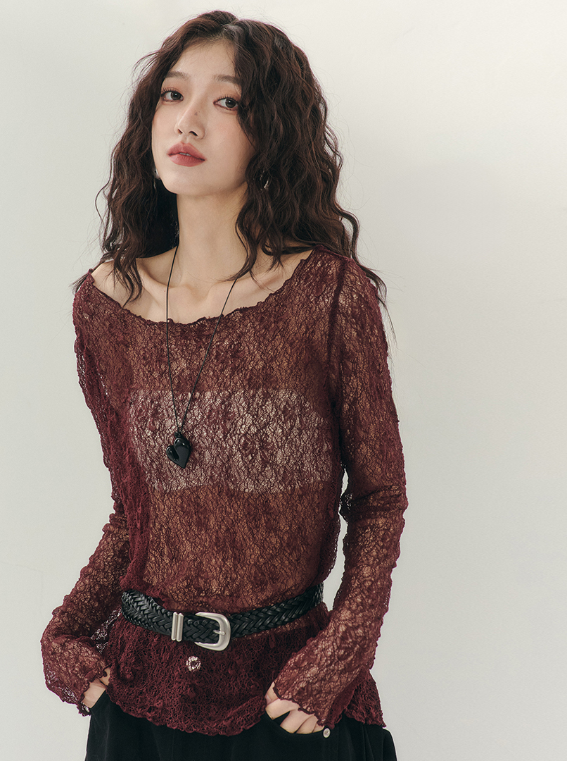 2.0hen美蕾絲上衣